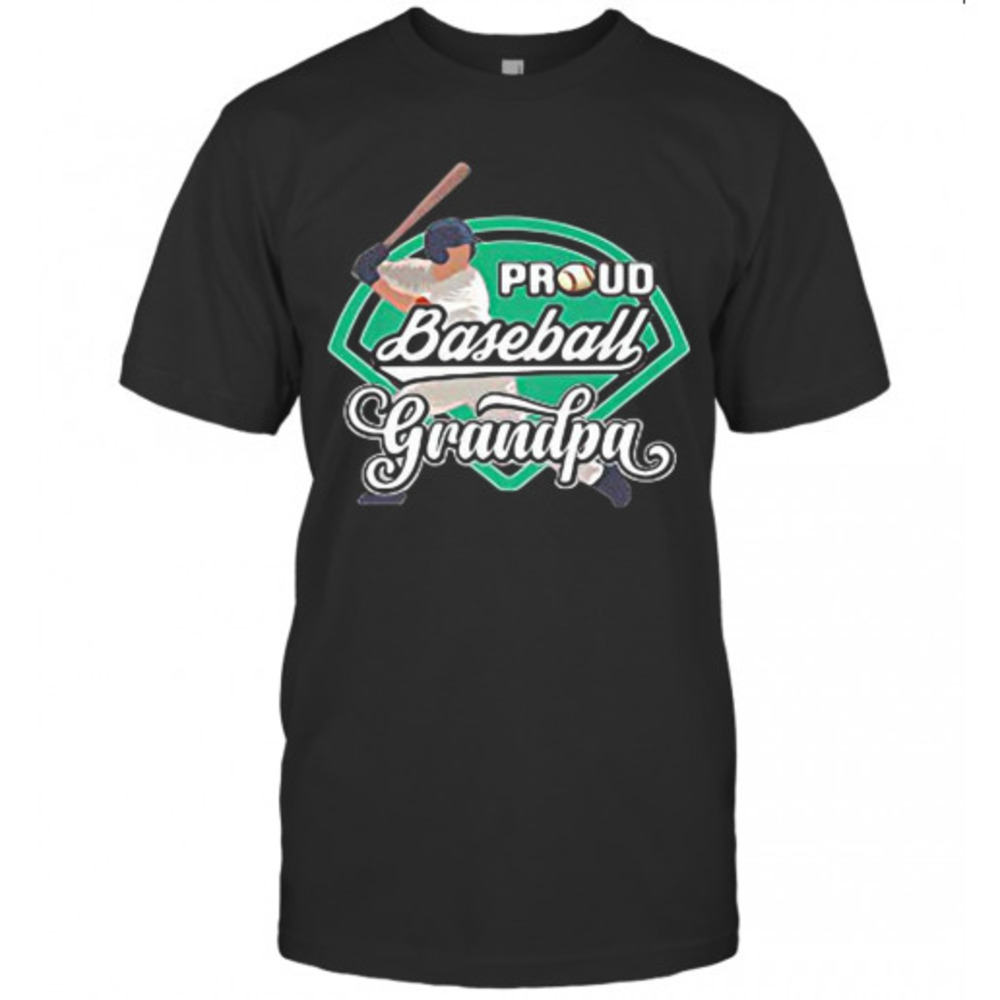 Proud Baseball Grandpa Tshirt